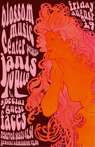 Janis Joplin poster 1969