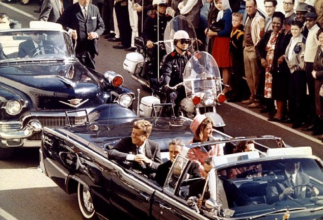 JFK in motorcade